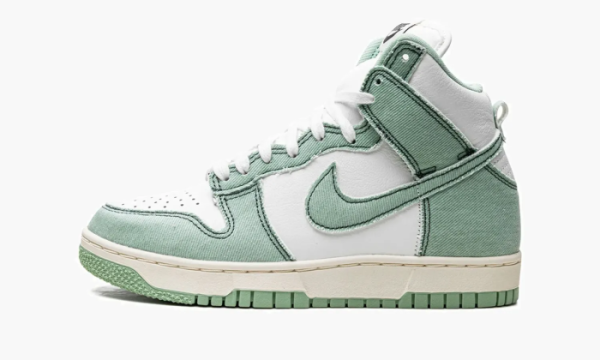 Nike Dunk High 1985 WMNS Green Denim 