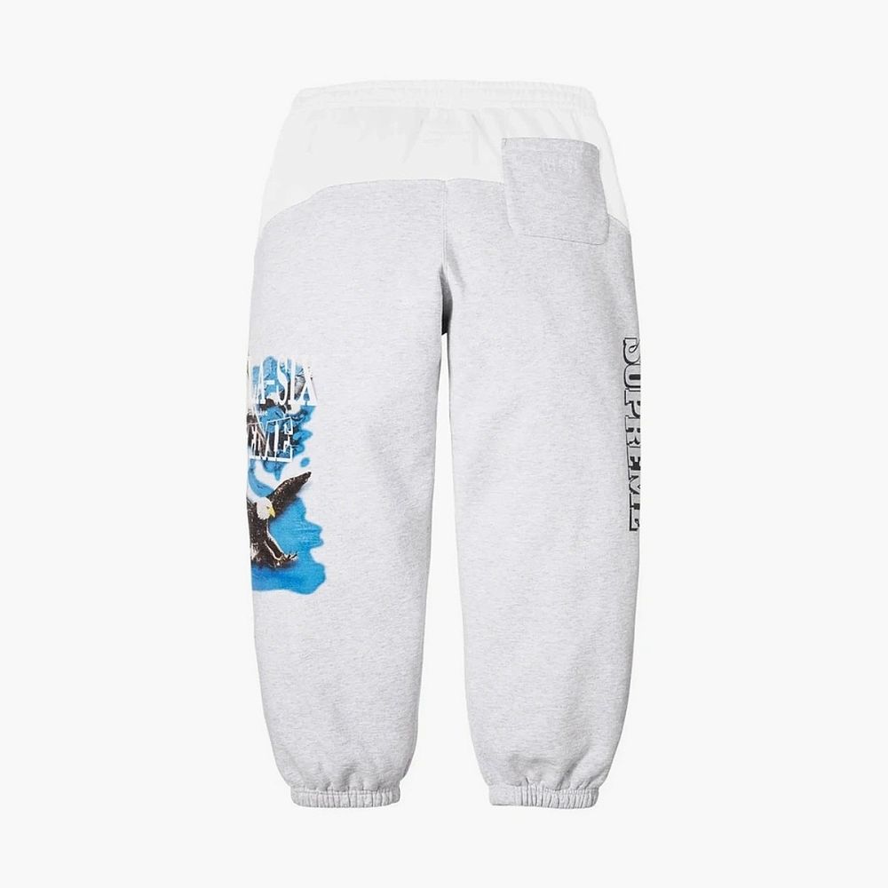 Supreme x MM6 Maison Margiela Eagle Sweatpants Ash Grey