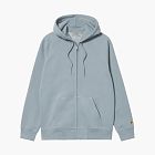 Carhartt WIP Hooded Chase Zip Jacket Grey