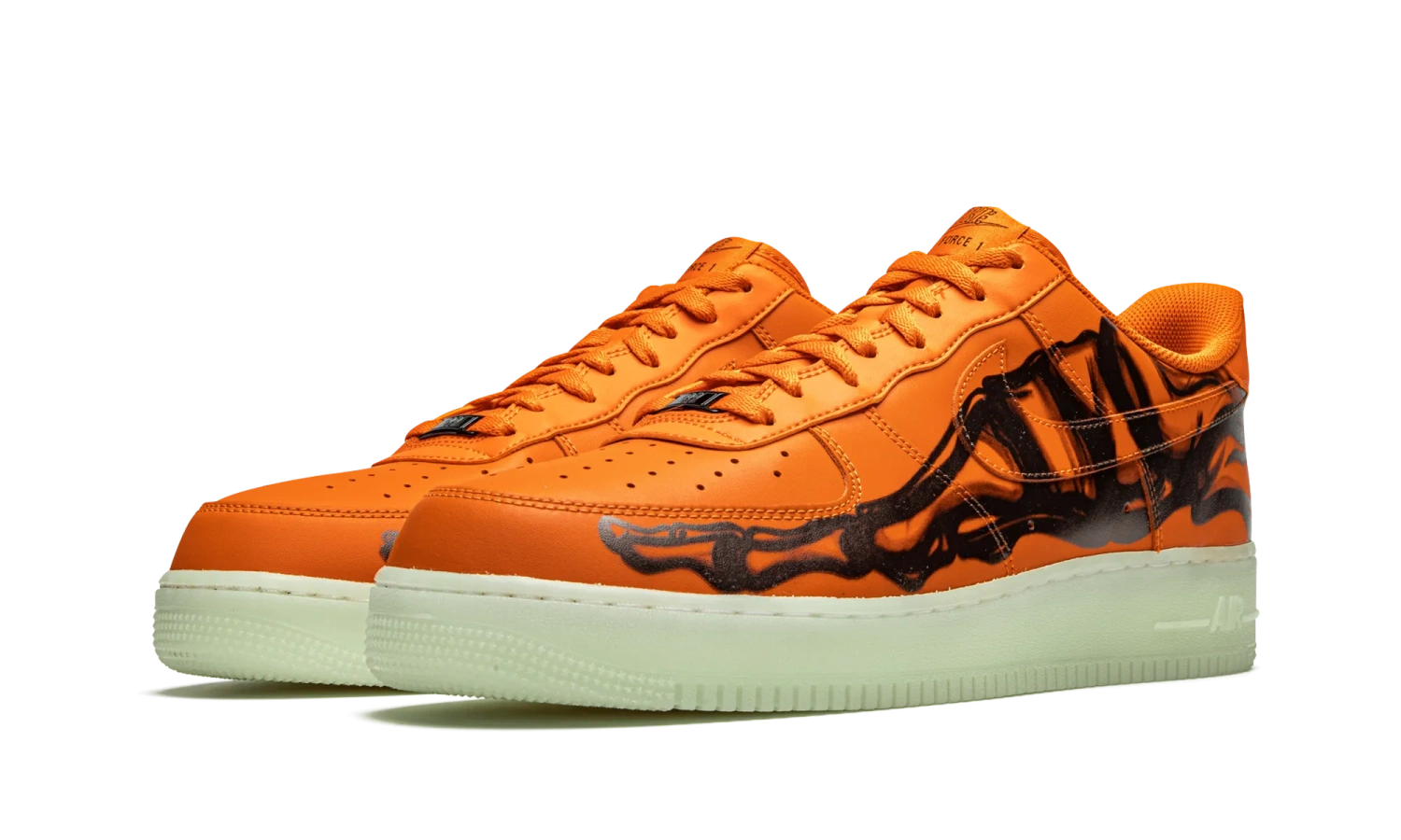 Nike Air Force 1 Low Orange Skeleton 