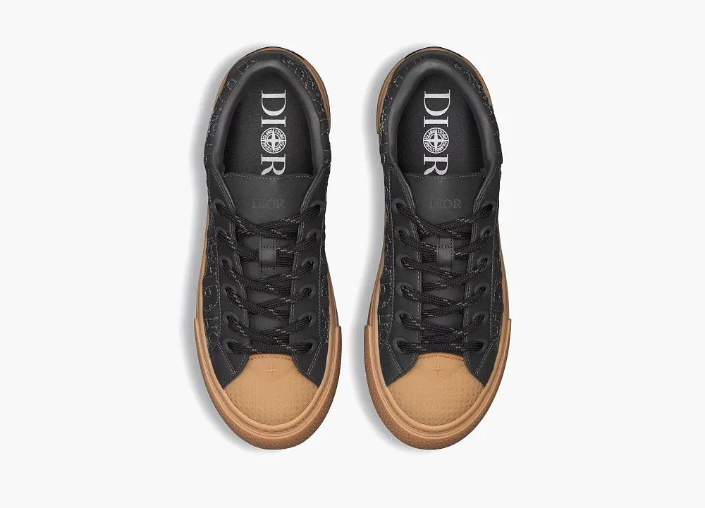 Stone Island x Dior B33 Skateboard Shoes Black