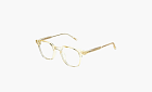 Gentle Monster Plastic Frame Square Eyeglass Frames Unisex Yellow