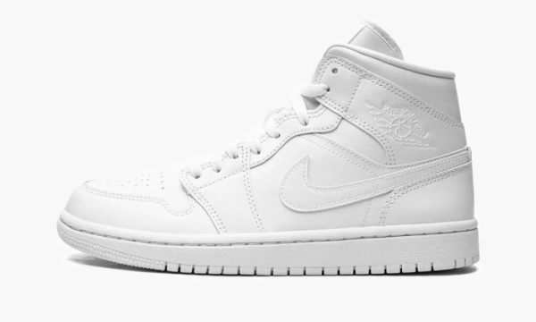 Air Jordan 1 Mid WMNS Triple White 2022 