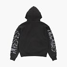 Stussy Motif Print Hoodie Black