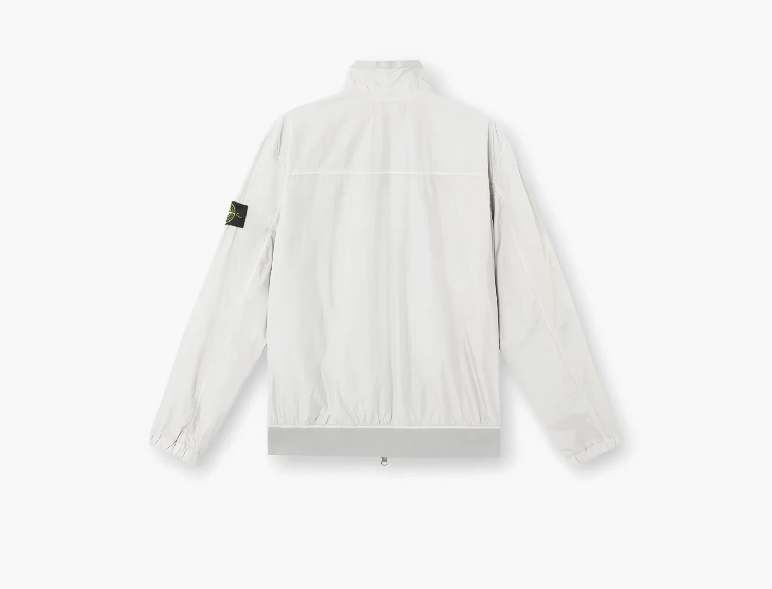 Stone Island Wind-Resistant Jacket with Anti-Drop and Mesh Lining Pearl Grey 
