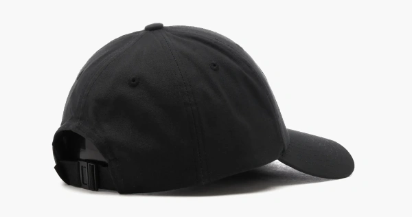 Stone Island Logo Print Cap Black  Stone Island Logo Print Cap Black