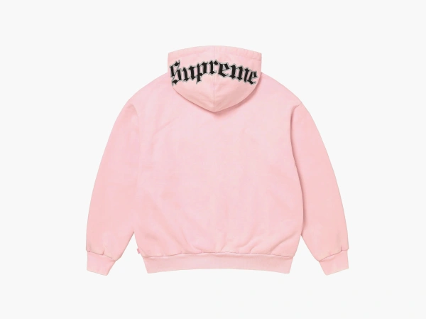 Supreme x Chicago White Sox Zip Up Hooded Sweatshirt Light Pink 