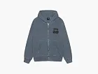 Stussy Dice Zip Hoodie Pigment Dyed Navy