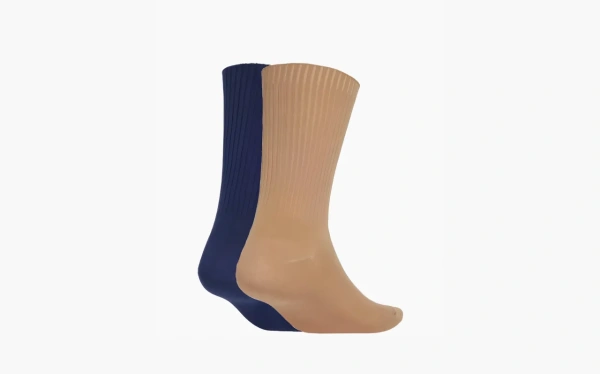 Adidas Premium Essentials Crew Sokker Yellow/Dark Indigo  Adidas Premium Essentials Crew Sokker Yellow/Dark Indigo