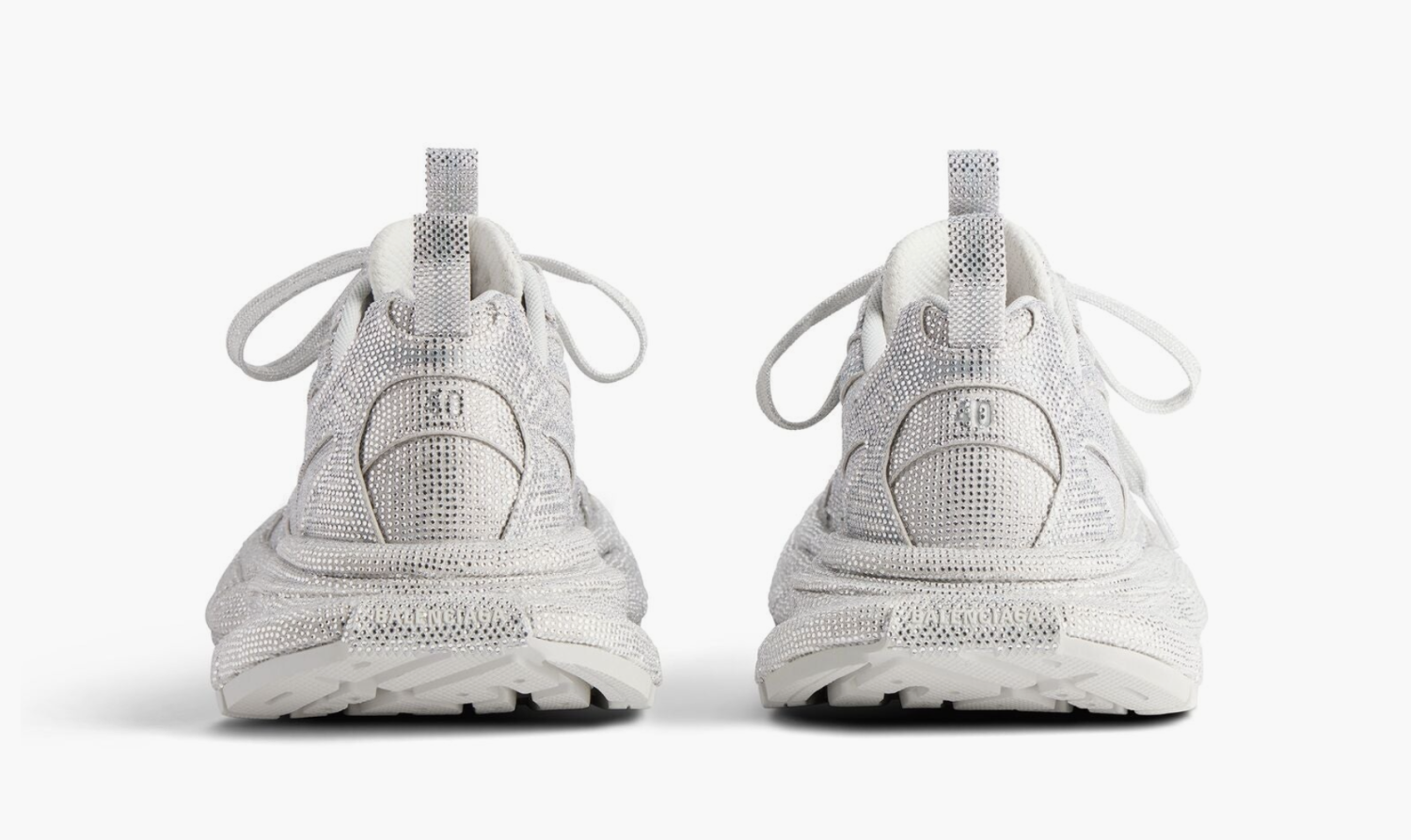 Balenciaga 3XL Sneaker Rhinestones - Light Grey 