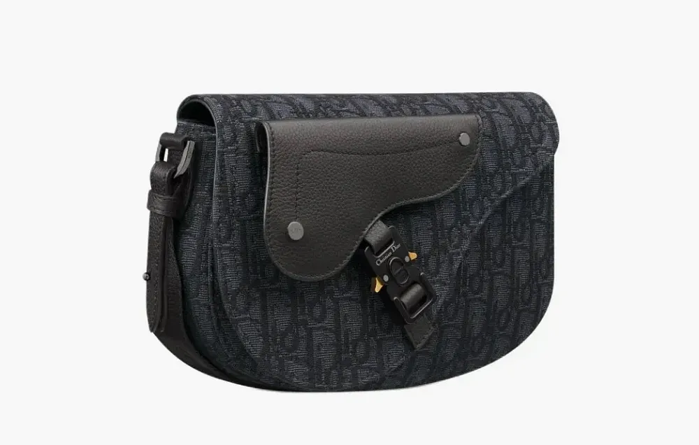 Dior Saddle Messenger Bag Black