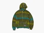 Supreme x Hysteric Glamour Mohair Zip Up Hooded Sweatshirt Olive
