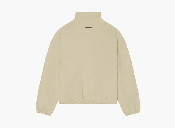 Fear of God Essentials Modern Fleece Track Jacket With Piping Timber/Cloud White 