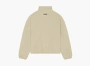 Fear of God Essentials Modern Fleece Track Jacket With Piping Timber/Cloud White 