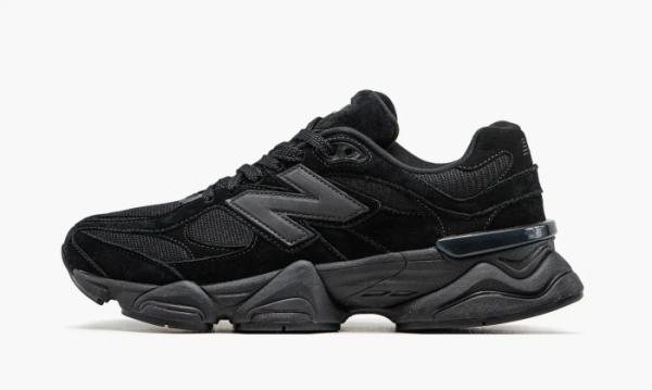New Balance 9060 Triple Black Suede 