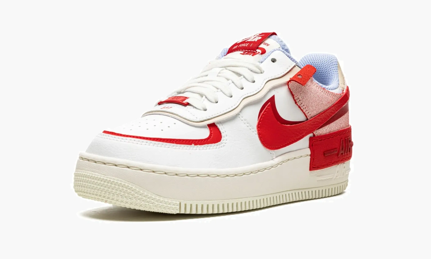 WMNS Air Force 1 Low Shadow "Red Cracked Leather" 