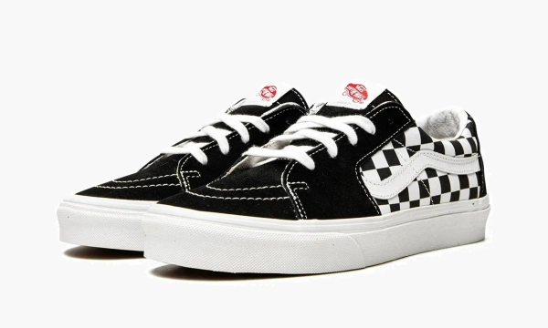 Vans Sk8-low Black Checkerboard 