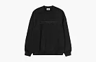 Carhartt WIP Tonal Logo Sweatshirt Black