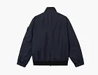 Stone Island Crinkle Reps NY Stand Collar Jacket Navy Blue
