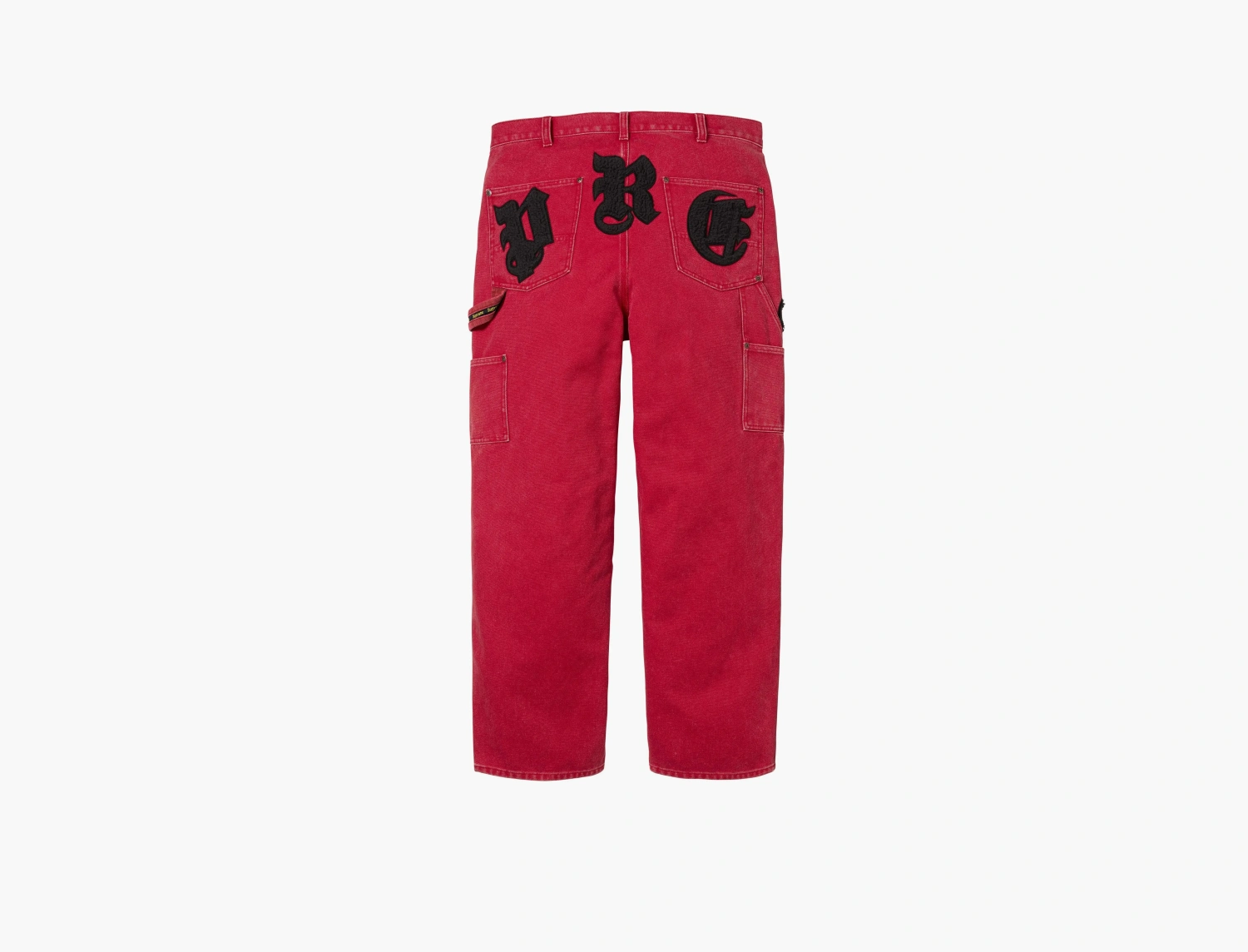 Supreme Old English Canvas Double Knee Painter Pant Red 
