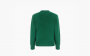 SPORTY & RICH Embroidered Logo Crew Neck Wool Knit Top "Green" 