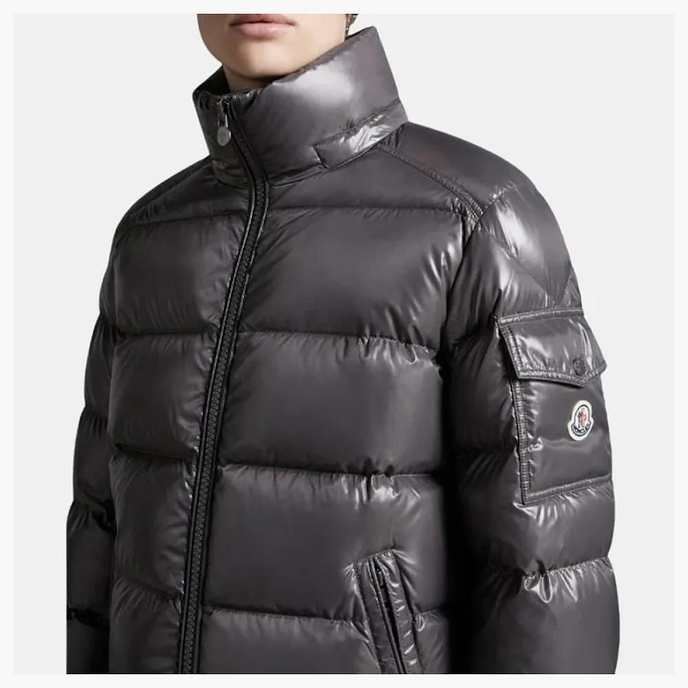 Moncler Maya Short Down Jacket Dark Gray