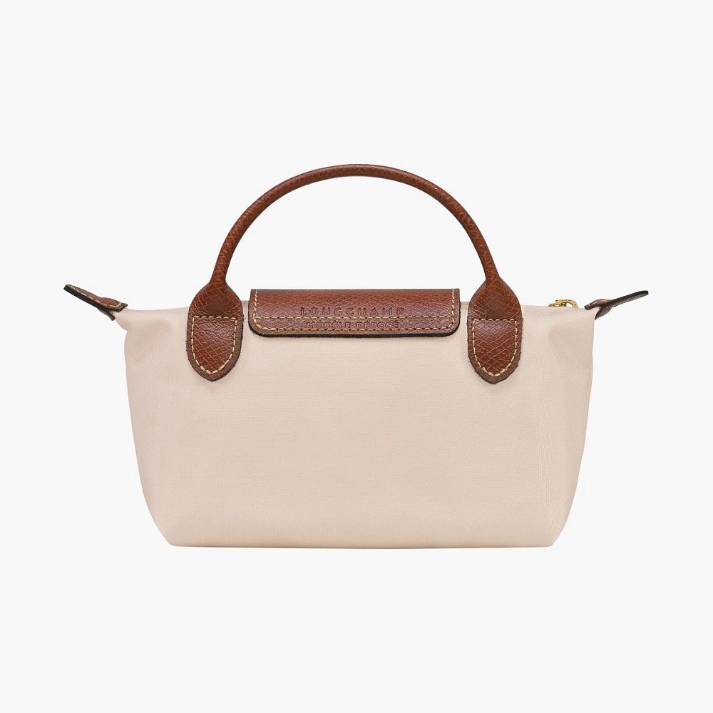 Longchamp Le Pliage Original Pouch With Handle Paper