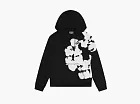 Denim Tears Big Cotton Wreath Hoodie Black