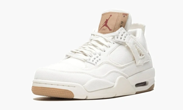 Air Jordan 4 Retro Levis Nrg White Denim 