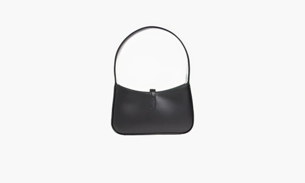 Saint Laurent Le 5 A 7 Mini Hobo Bag In Smooth Leather Noir 