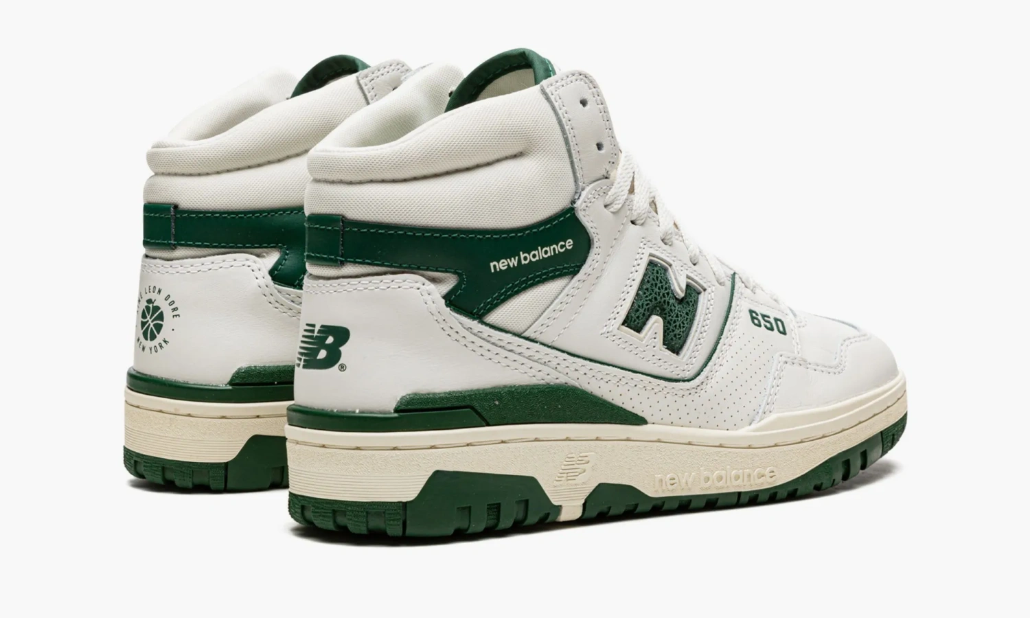 New Balance 650r Aime Leon Dore White Green 