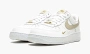 Air Force 1 LO ESSENTIAL MNS WMNS Toe Swoosh - White / Rattan 