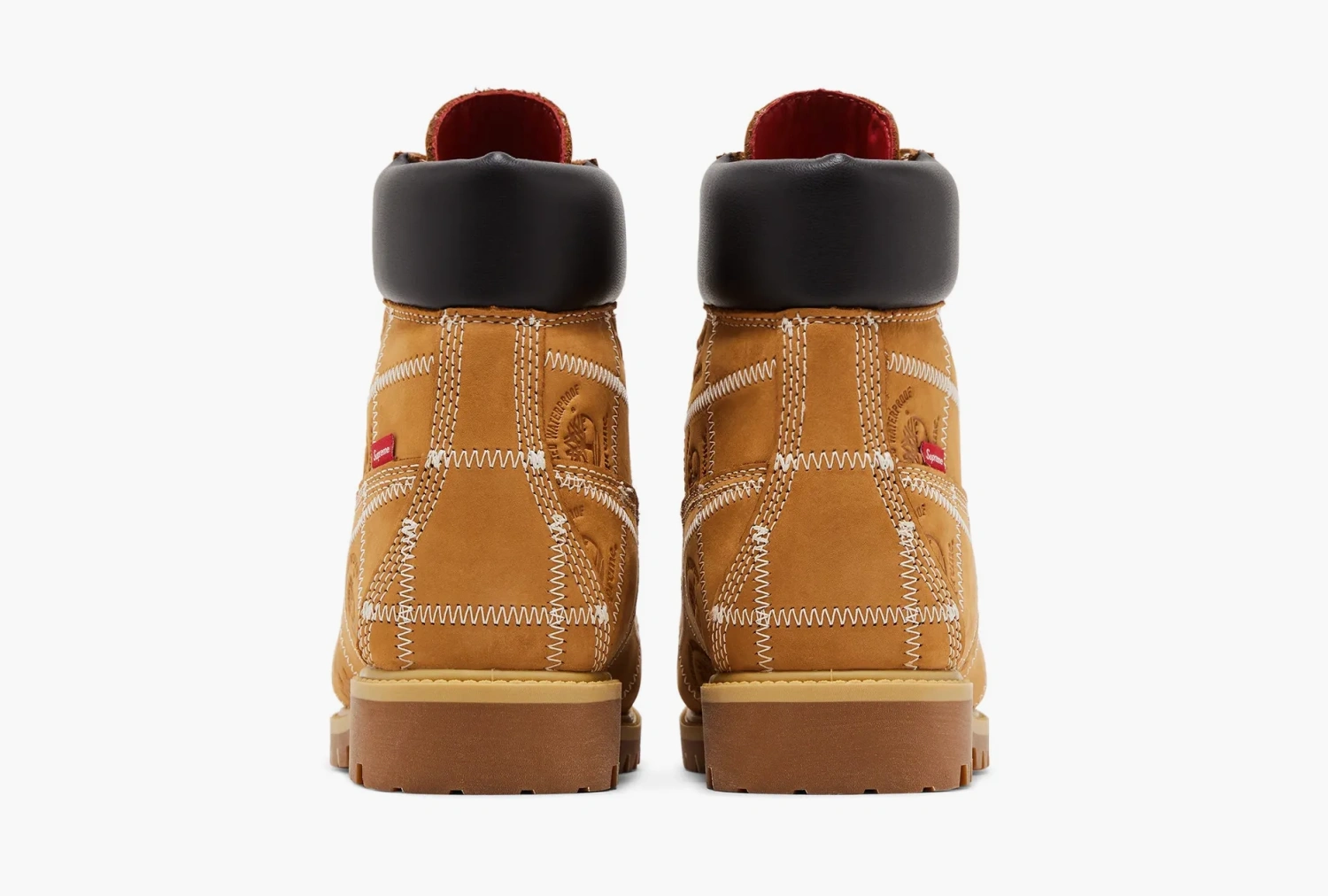 Timberland 6 Inch Premium Waterproof Boot x Supreme Patchwork - Wheat 