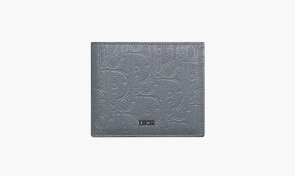 Dior Bifold Wallet Deep Gray  