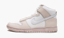 Nike Dunk High Retro PRM "Cracked Leather Swoosh" 