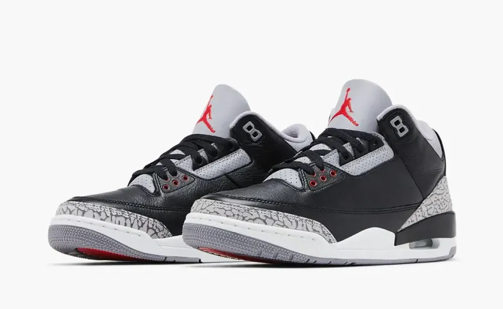 Air Jordan 3 Retro OG Black Cement' 2024