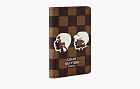  Louis Vuitton x Nigo Damier Ebene Passport Cover Brown