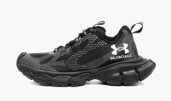 Balenciaga 3XL Knit Sneaker x Under Armour WMNS Black 