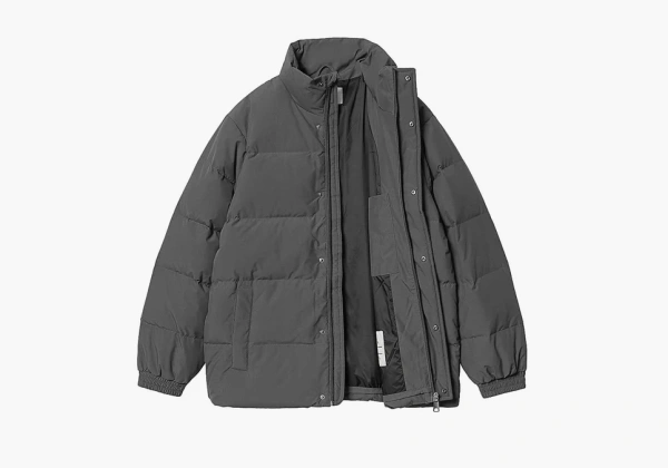 Carhartt WIP Danville Puffer Jacket Graphite/White 