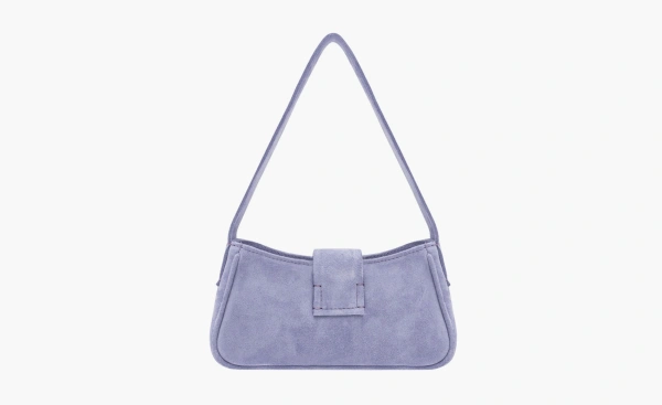 Misbhv Suede Shoulder Bag Mini Periwinkle Light Purple 