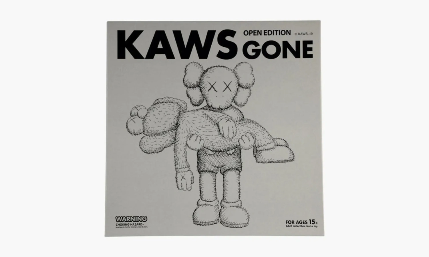 Kaws Gone Figure Brown 