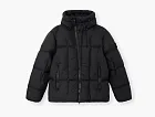 Stone Island Hooded Down Jacket Black
