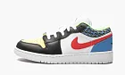 Air Jordan 1 Low GS White Mesh / Multicolor