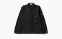 Stone Island Garment Dyed Zip Shirt Overshirt Black 