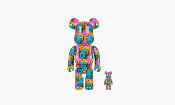 Bearbrick Andy Warhol Marilyn Monroe 100% And 400%  Bearbrick Andy Warhol Marilyn Monroe 100% And 400%