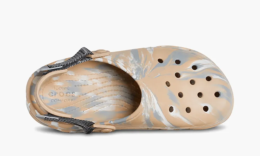 Crocs All-Terrain Marbled Clog Tan Multi