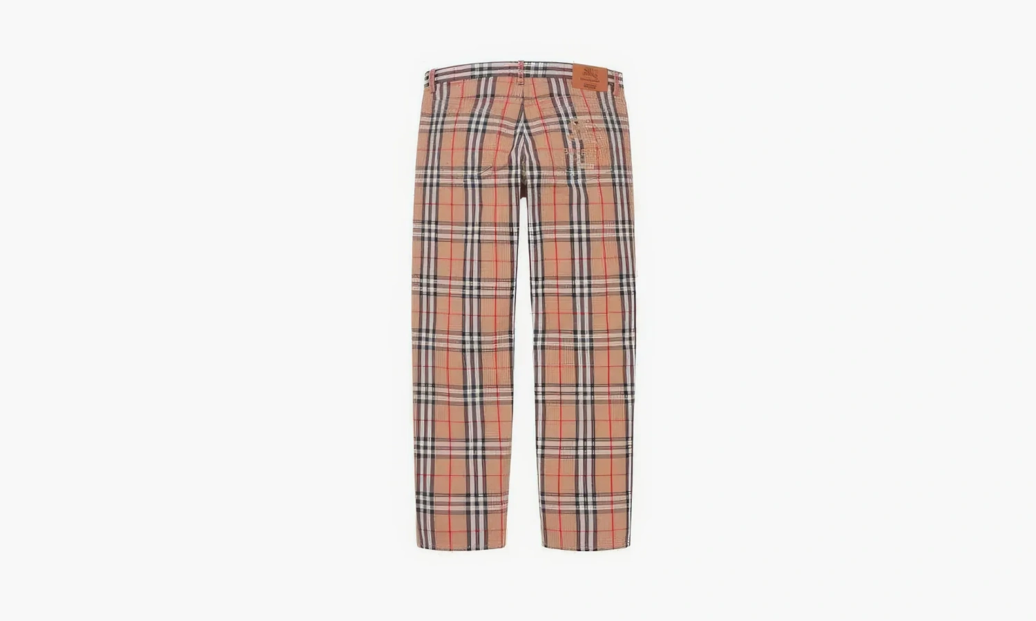 Supreme X Burberry Trousers Orange 