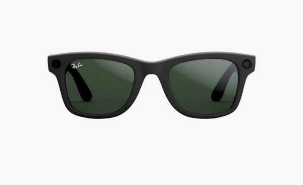 Ray-Ban Meta Wayfarer Sunglasses Matte Black / Graphite with Blue-Violet Light Filter (Size 50)  Ray-Ban Meta Wayfarer Sunglasses Matte Black / Graphite with Blue-Violet Light Filter (Size 50)