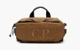 C.P. Company Plain Paper Touch Logo Waist Bag Brown 