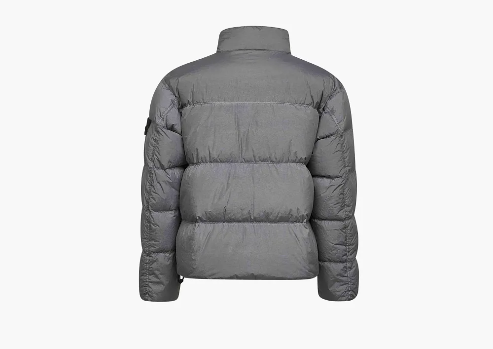 Stone Island Recycled Nylon Reps Down Jacket Grey
